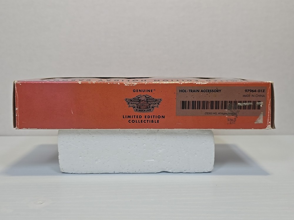 Harley Davidson Limited Edition HO Train Scale Silver Eagle Caboose 2000 NEW
