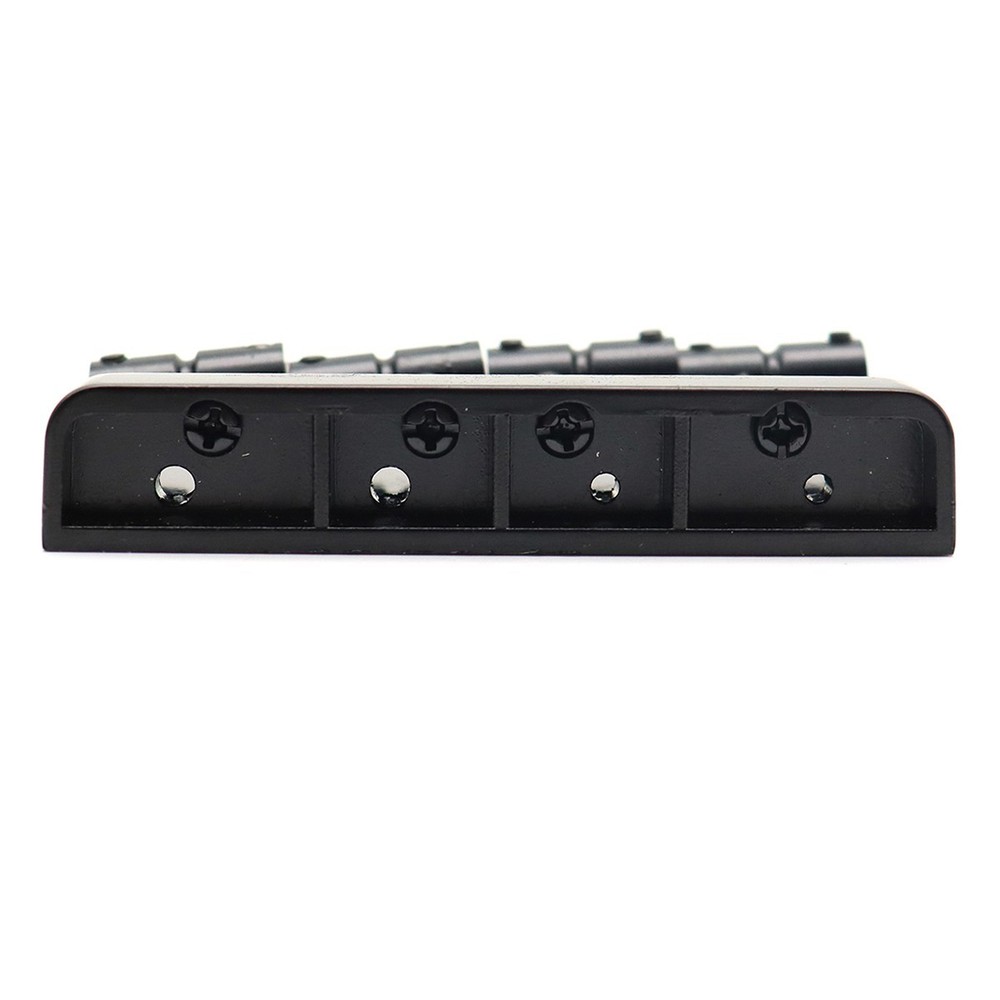4 String Black Bass Hard Tail Fixed Bridge Hardtail Saddle Bridge Top Load