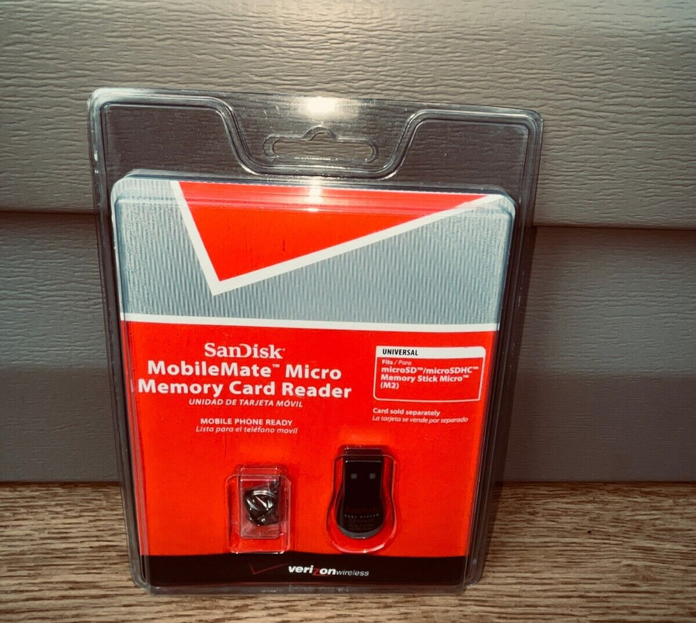 SanDisk MobileMate Micro Memory Card Reader SSDR-121S-V11M. New/Sealed