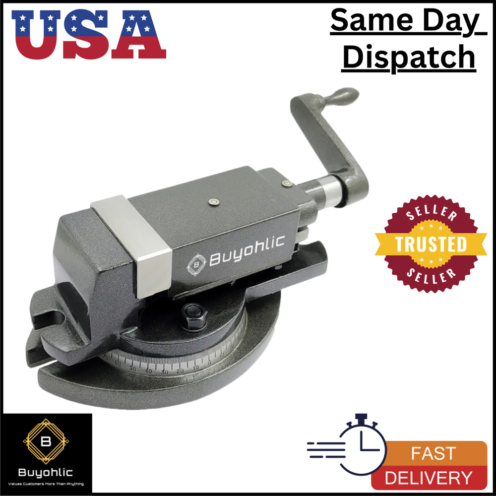 Milling Machine Vise (Swivel, Tilting, Angle Vice)