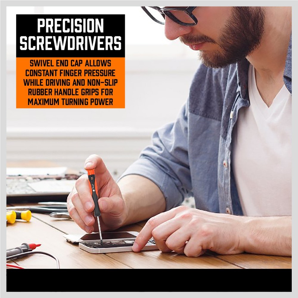 122Pc Magnetic Screwdriver Set Ratchet Handle Nut Driver Hex Key Socket Bits