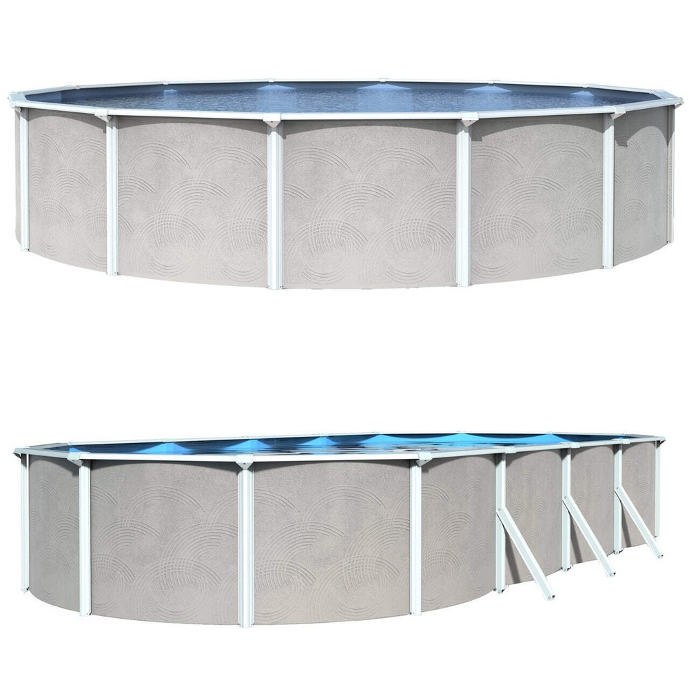 Belize 52" Steel Wall Above Ground Pool Kit plus Starter Package