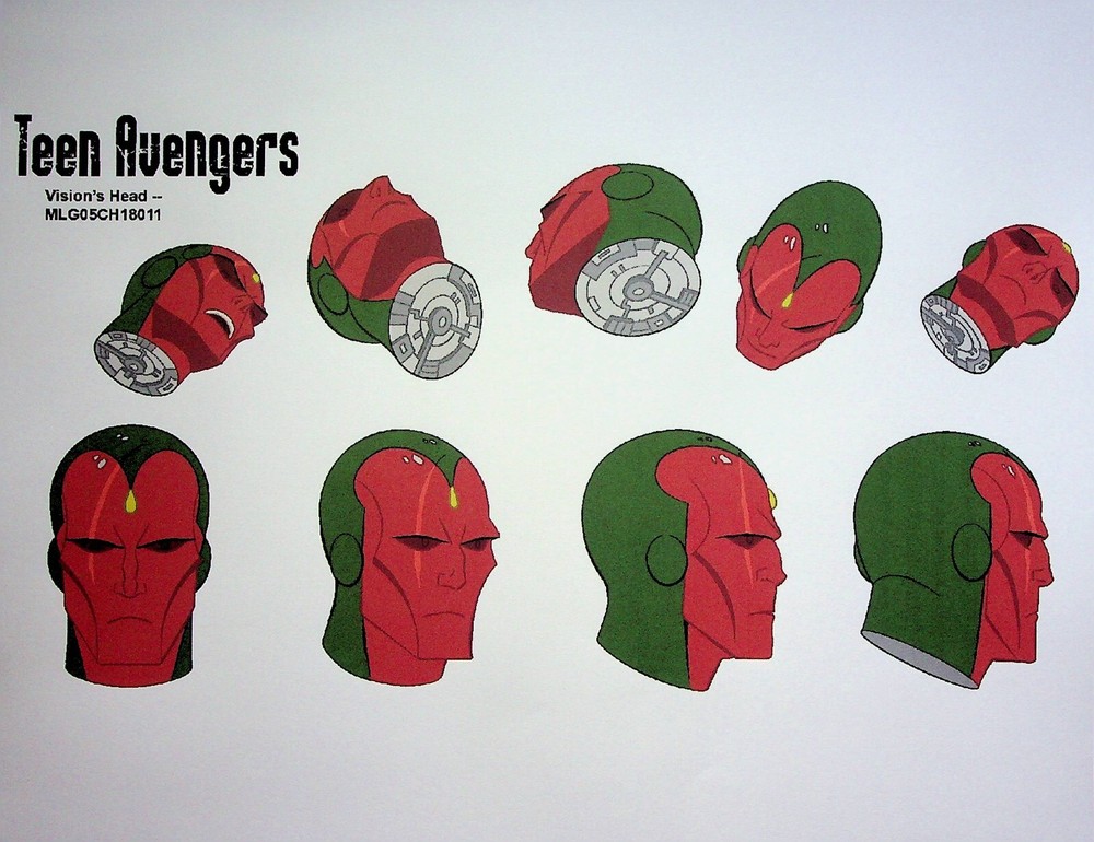 Young Avengers  2013 Production Model Cel Layout Copy Marvel Comics #HV