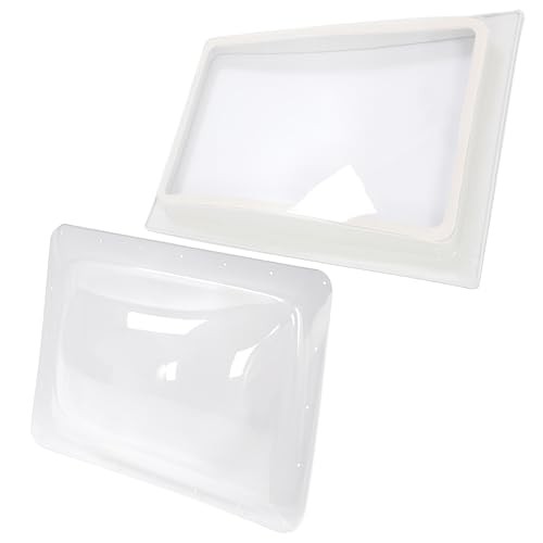 RV Skylight Replacement Bundle, Outer Dome 18" x 26" (Fits 14" x 22"