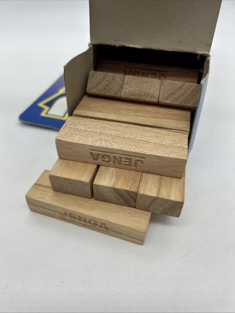 Vintage 1988 Original Jenga Game Retro Complete