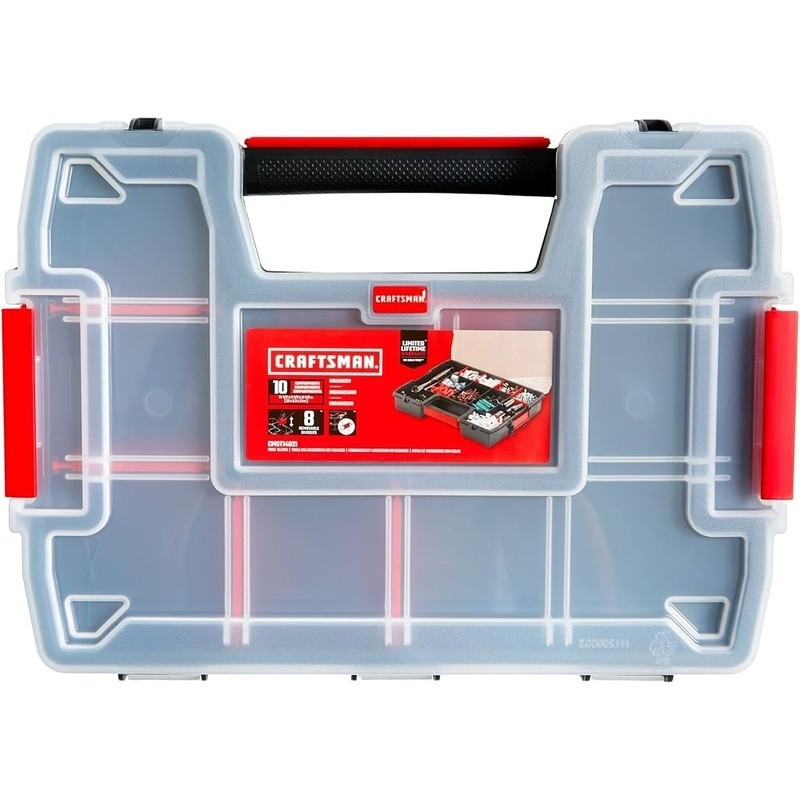 Tool Organizer Removable Dividers Secure Lid Custom Compartments Hand Tools New