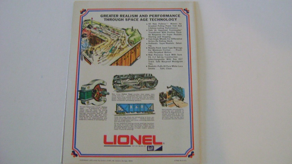 Lionel 1970 Consumer Catalog (Mint)