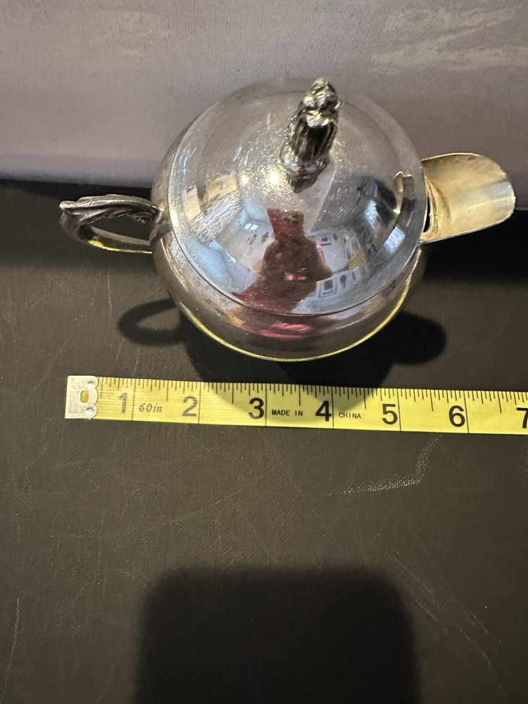 Vintage FB Rogers Silver Co silver plated Footed creamer