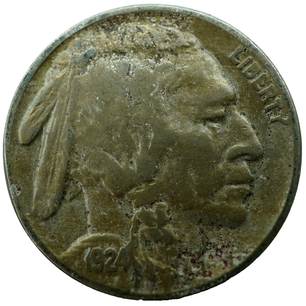 1924 Buffalo Nickel - VF