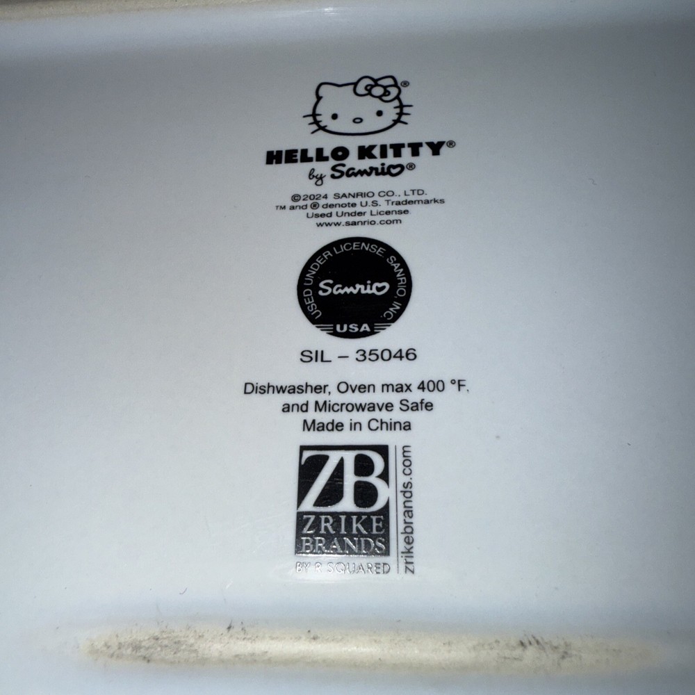 Hello Kitty Sanrio Easter Bakeware Rectangular Baker New W/O Box