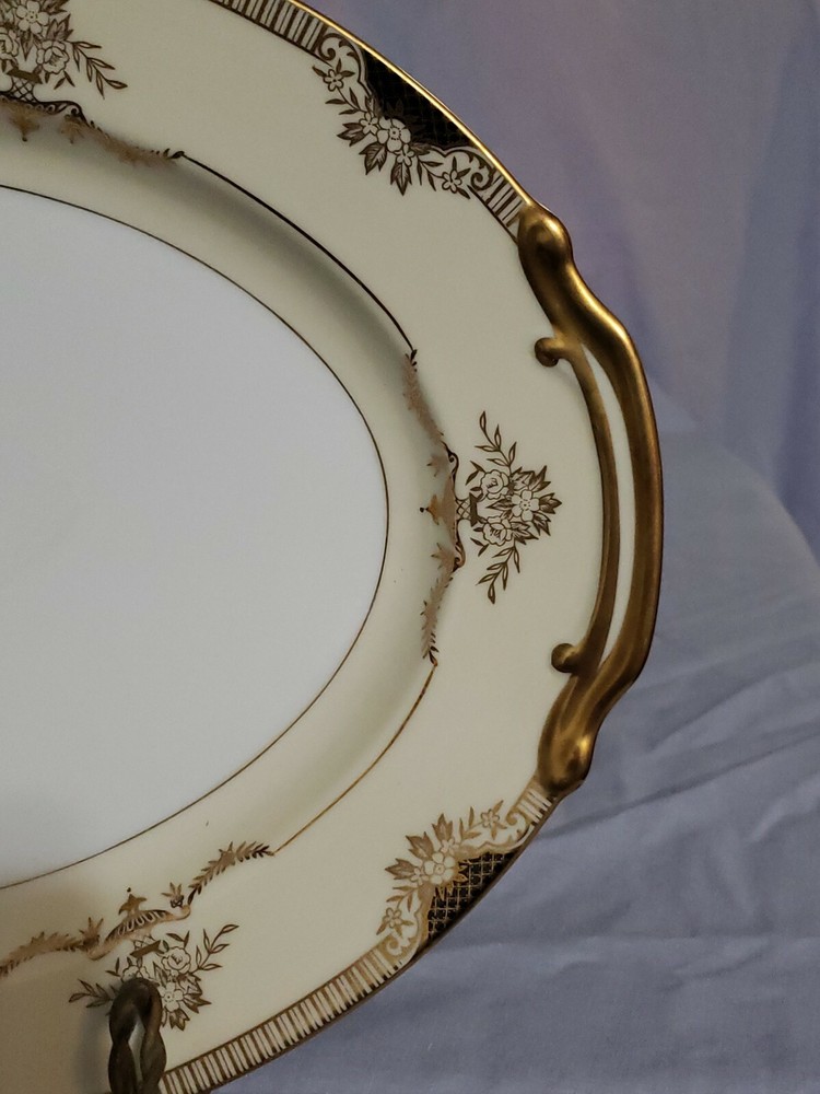 Noritake Goldier Oval Platter 14"