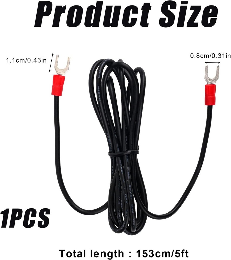 5ft Phonograph Turntable Ground Wire, Turntable Grounding Wire Phono Cable