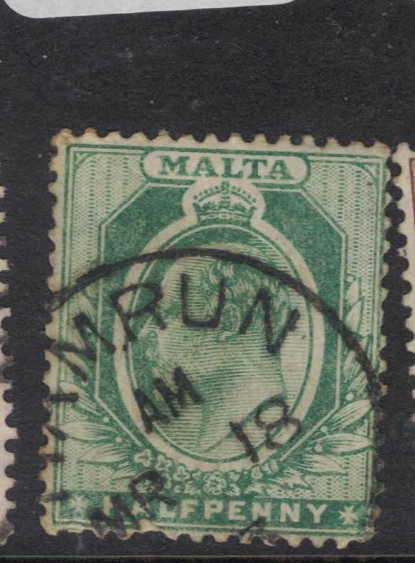 Malta KE 1/2d Hamrun Cancel VFU (3fuc)