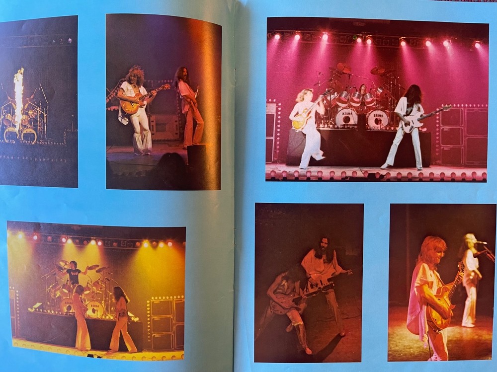 Triumph - Rock and Roll Machine - 1978 Tour Book Program Vintage