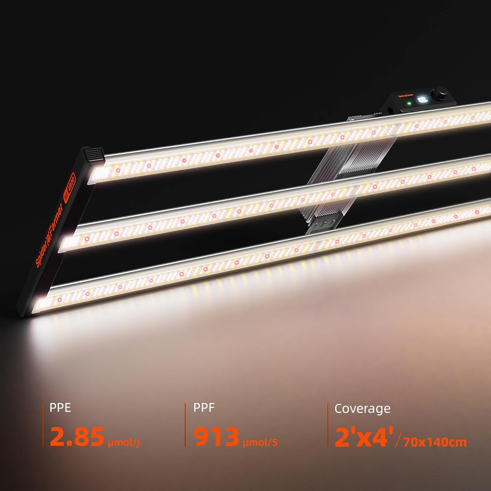 SE4500 320W LED Grow Lights, Smart App Control, 2X4Ft Coverage Full Spectrum Dim
