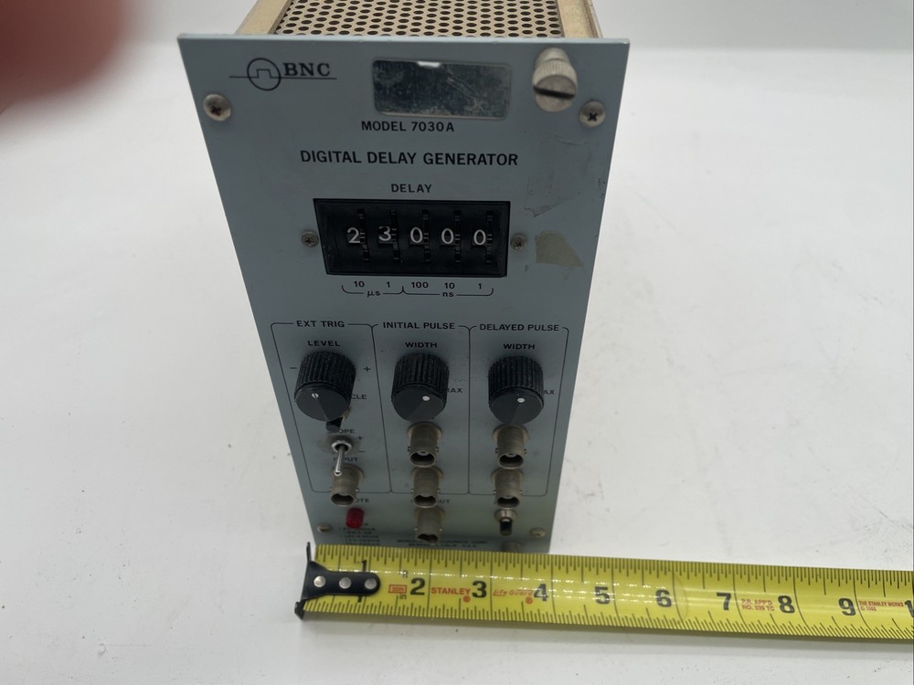 BNC BERKELEY NUCLEONICS CORP MODEL 7030A DIGITAL DELAY GENERATOR NIM Module
