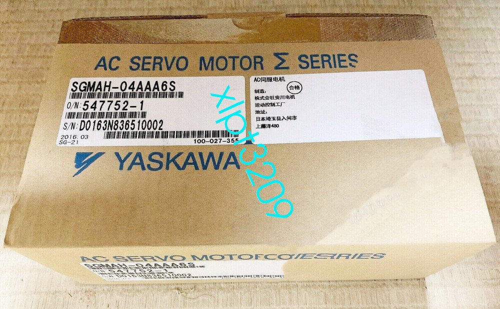 SGMAH-04AAA6S   New Yaskawa Servo Motor FedEx or DHL