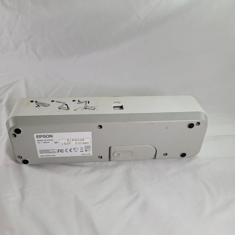 Epson #ELPDC06 Document Camera NO USB 1024x768 Resolution Portable