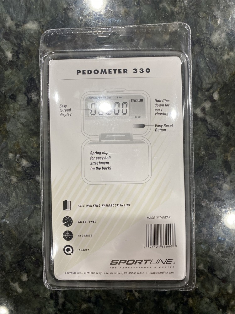 Sportline Electronic Step Counter Pedometer 330