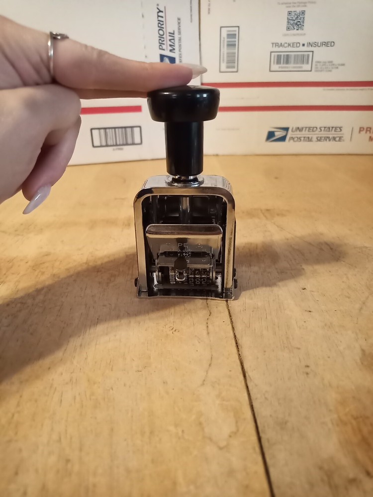Plus Model A 6-wheel 8 Action Automatic Numbering Machine