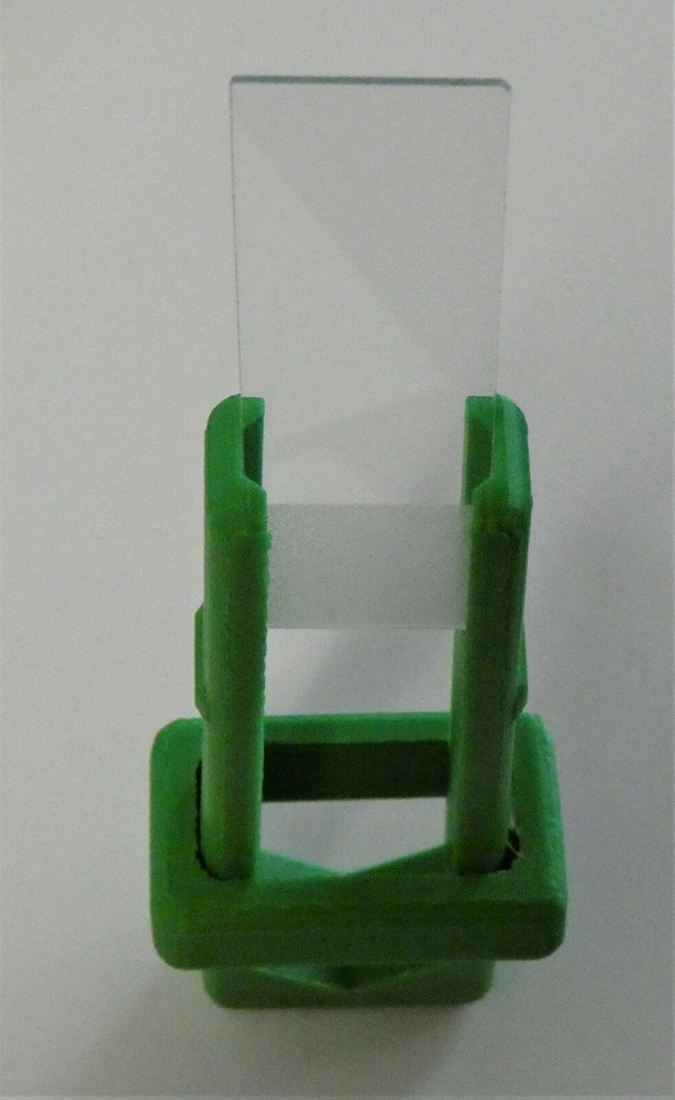 Plastic Microscope Slides Forceps Holder Rack For 3"x1" Standard Slide Staining