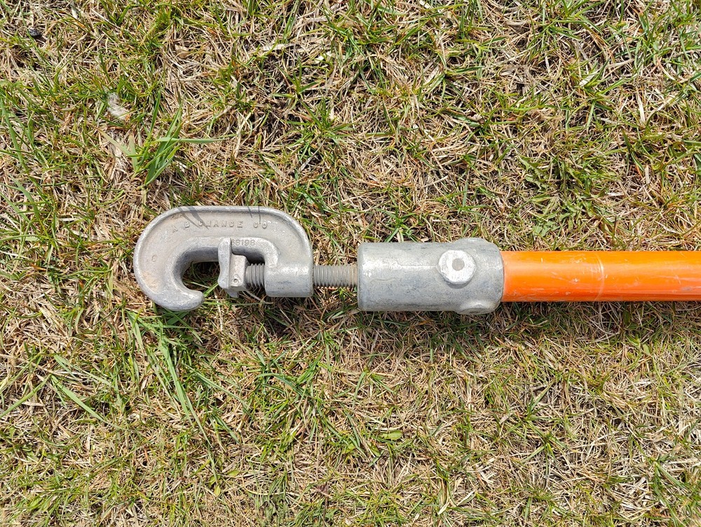 CHANCE Linemans clamp stick pole Approx. 57" in length