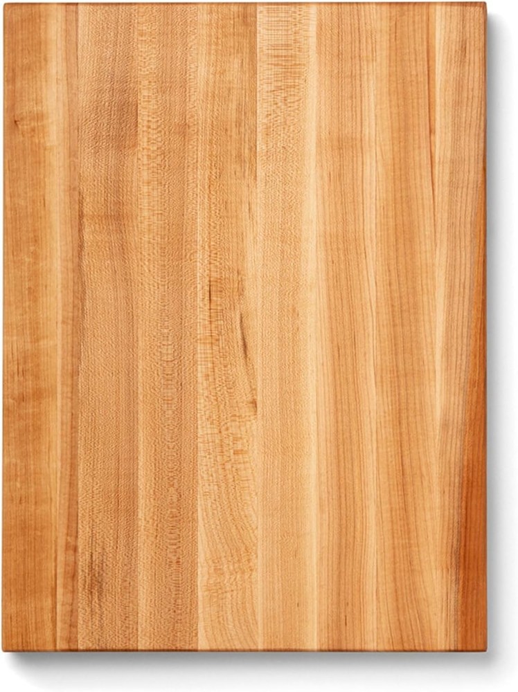 R-Board Series Rectangular Wooden Maple Cutting Board 20”x15” – 1.5” Thick 12-lb