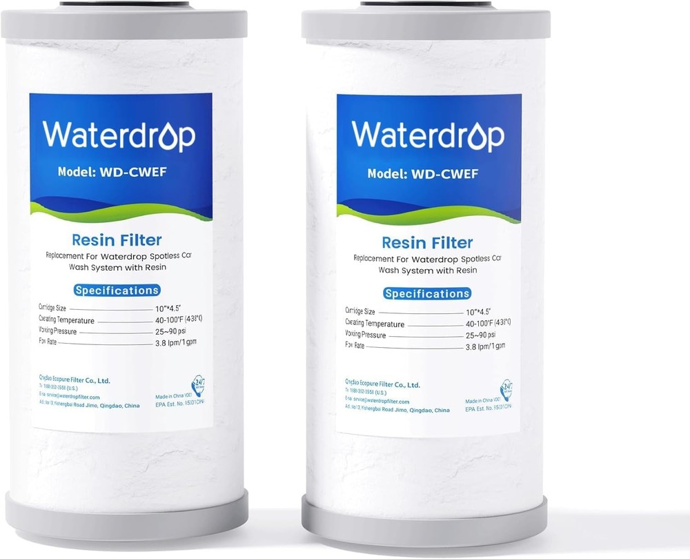 Waterdrop Spotless Car Wash Water Filter, Deionized Water, for Waterdrop WD-CWE