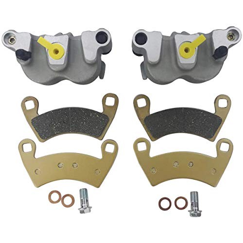 Front Left Right Brake Caliper Set with Pads without Mounting Bracket for