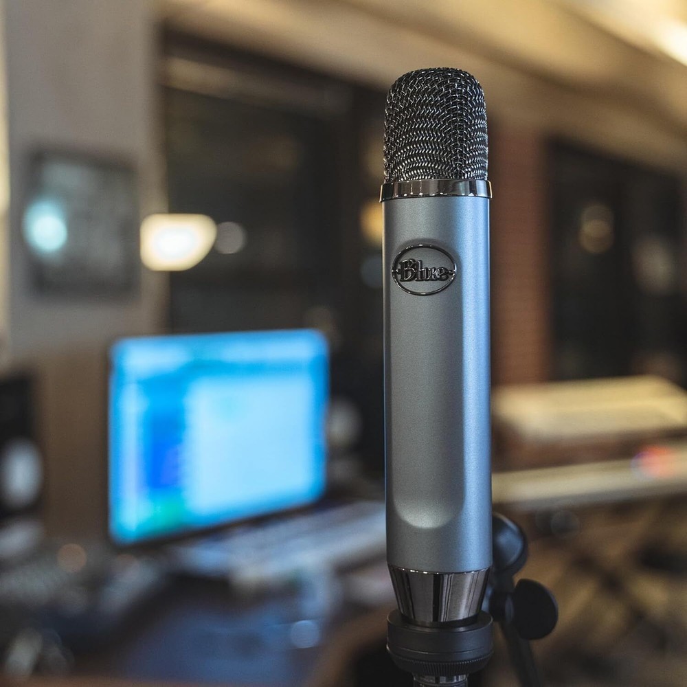 Logitech for Creators Blue Ember XLR Condensor Microphone for Studio, Podcast