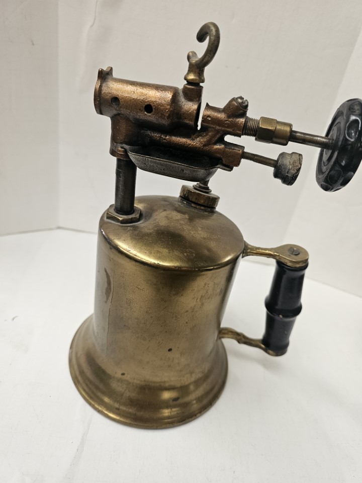 Vintage Brass Hand Held Blow Torch Untested