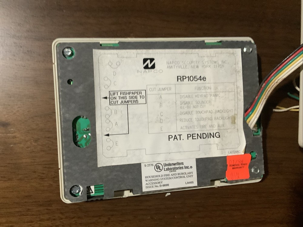14 Napco Magnum Alert Lot Control Keypad Panel for Computerized Security System