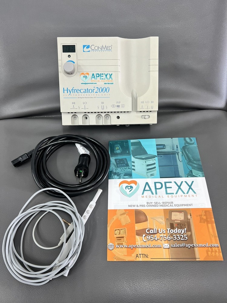 conmed hyfrecator 2000 electrosurgical unit