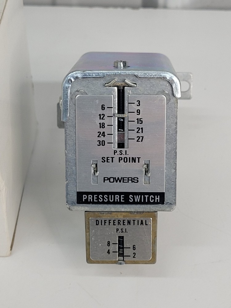 POWERS SIEMENS 251-0001 PRESSURE SWITCH NEW IN BOX v12