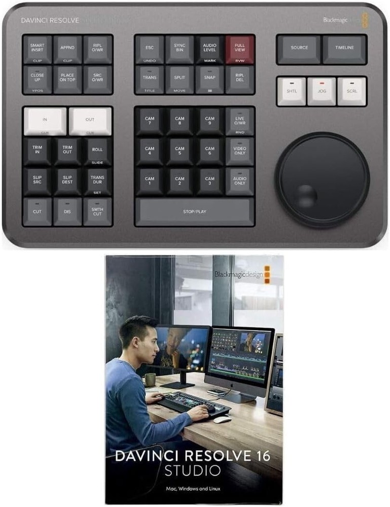 Blackmagic Davinci Resolve Speed Editor Keyboard Davinci Resolve 17 Studio NEW