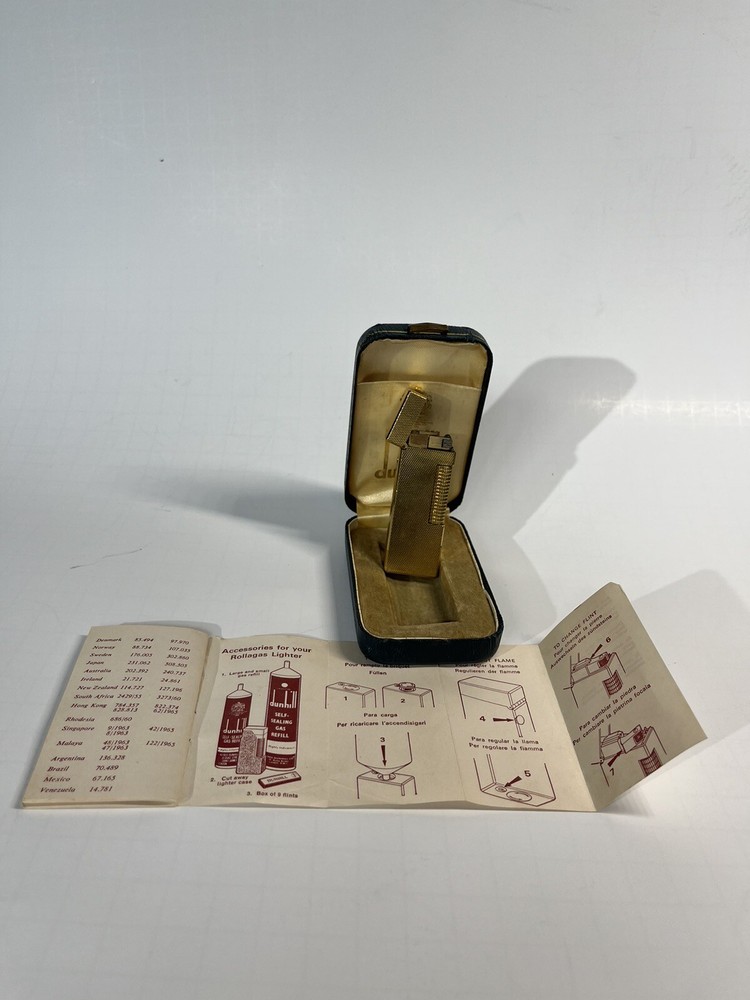 dunhill vintage rollagas lighter