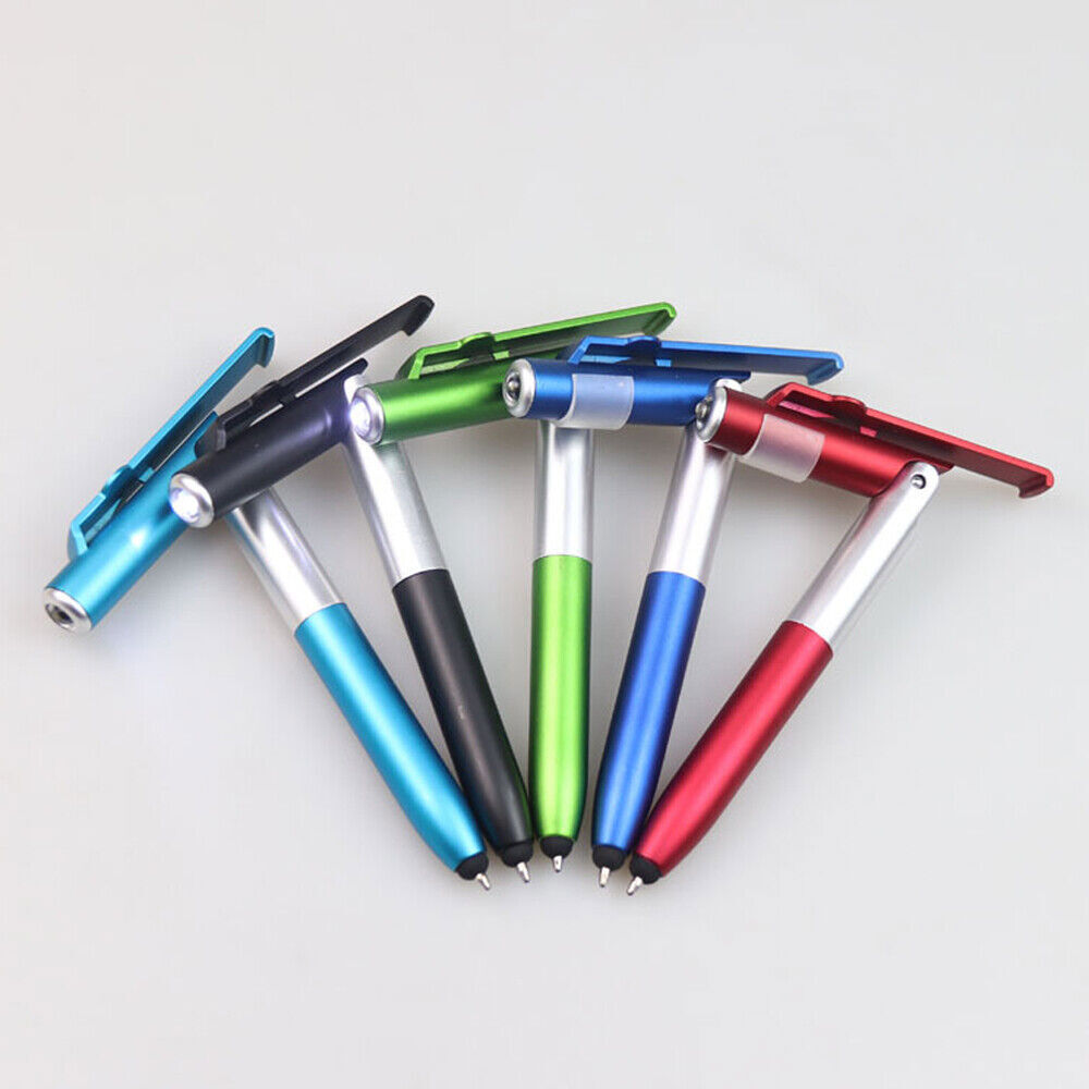 4 in 1 Multi-functional LED Light Screen Stylus Touch Ballpoint Pen Folding