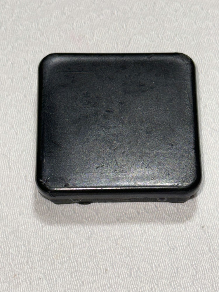 Soloflex 2" Square End Cap Endcap Plastic Black