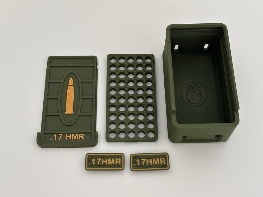 Ammo Storage Box 17 HMR 50 Rounds