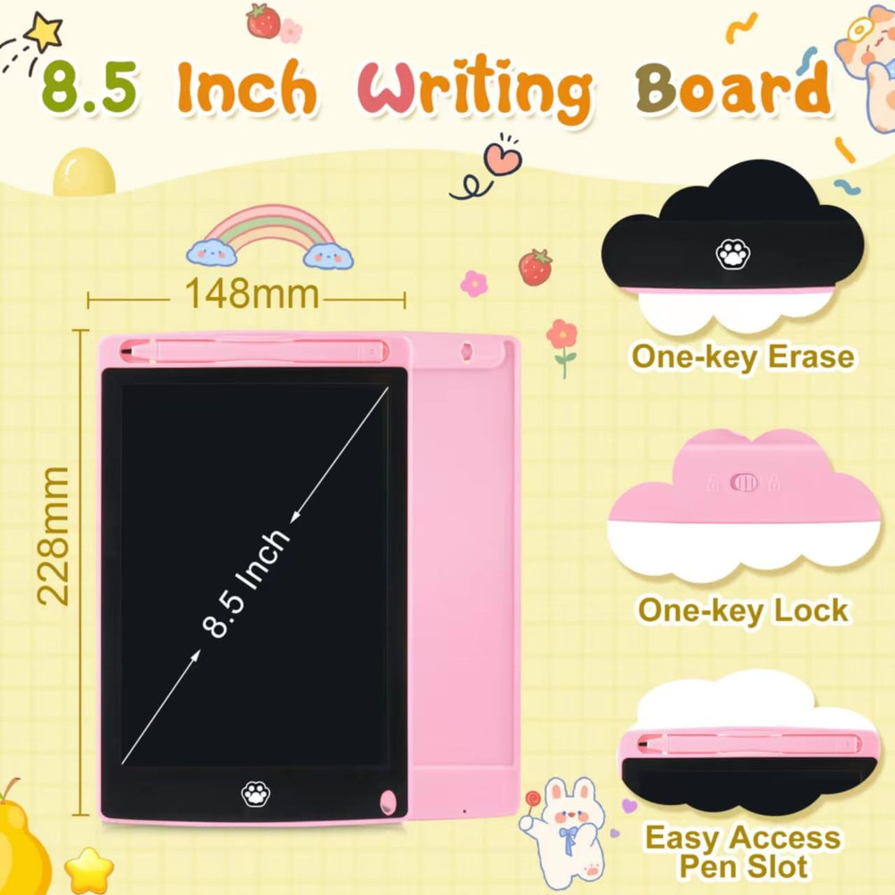 2 Pack LCD Writing Tablet, Electronic Drawing Writing Board, Erasable Drawing Do