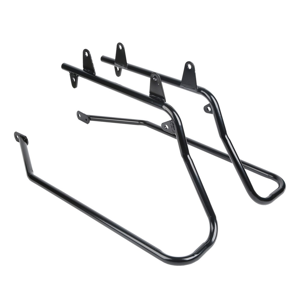 Hard Saddlebag Saddle bag Conversion Brackets Hardware For Harley Softail 84-17