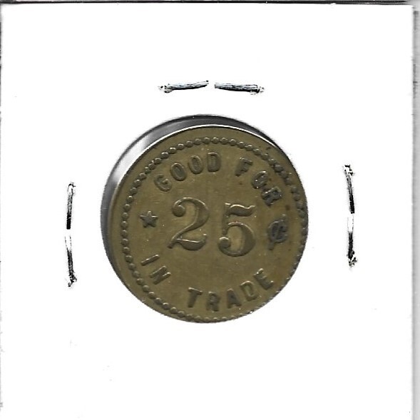 Vancouver Washington - Pastime- 5 cent trade token