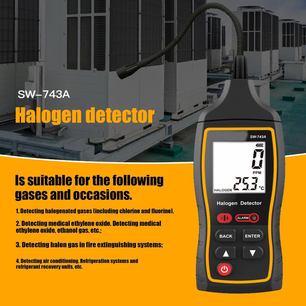 Refrigerant Leak Sensor Advanced Refrigerant Leak Detector HVAC Tester Sensor