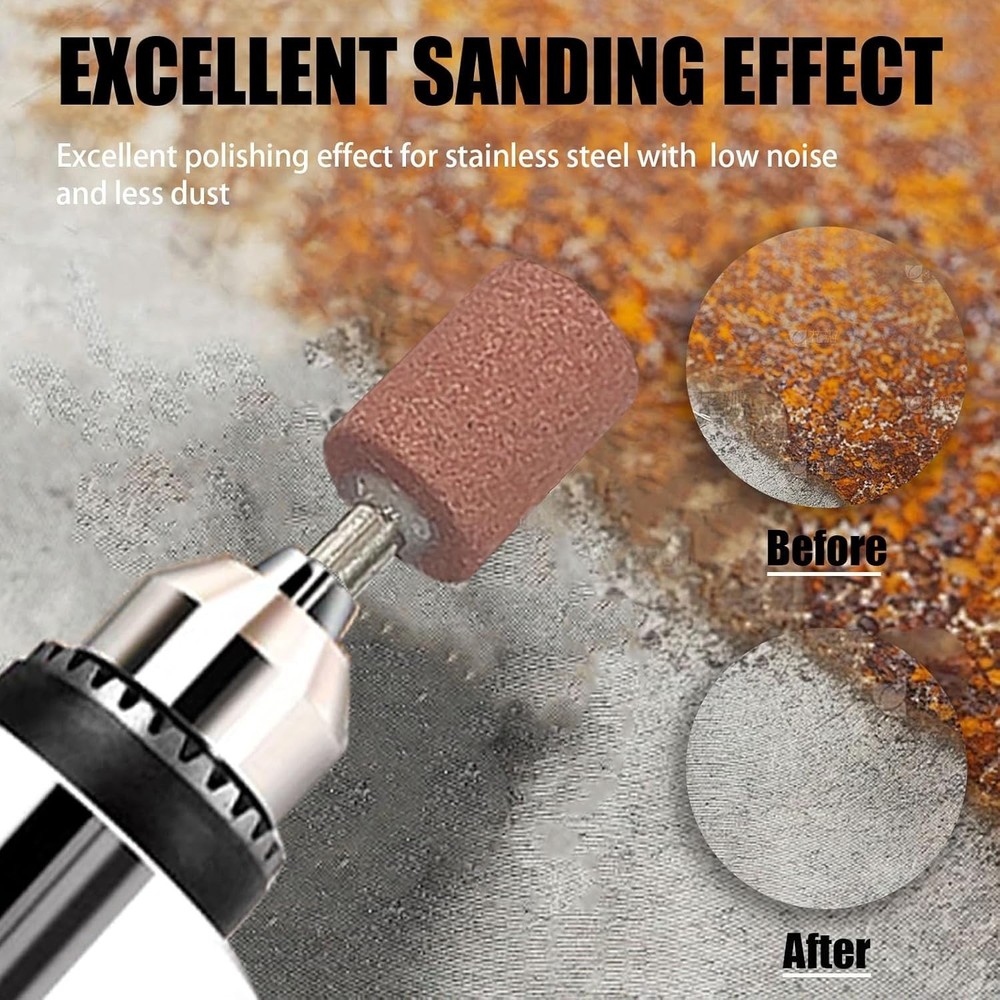 30Pcs Sanding Bits for Dremel Rotary Tool Grinding Stones Sanding Drill Bits wit