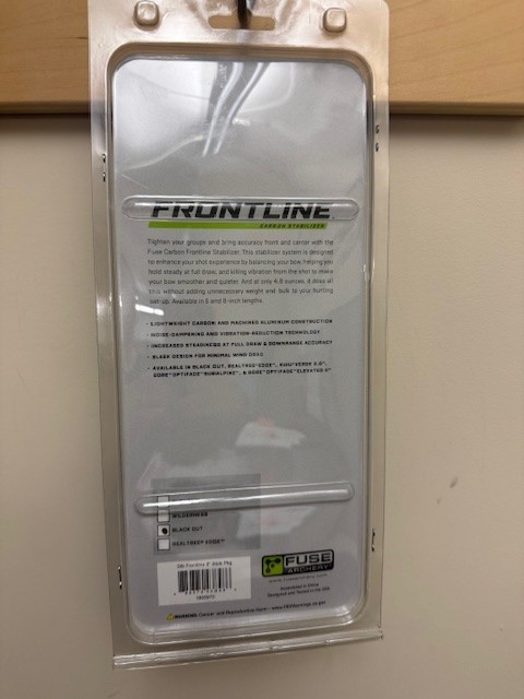 Fuse Frontline Stabilizer 8" Black 1855970