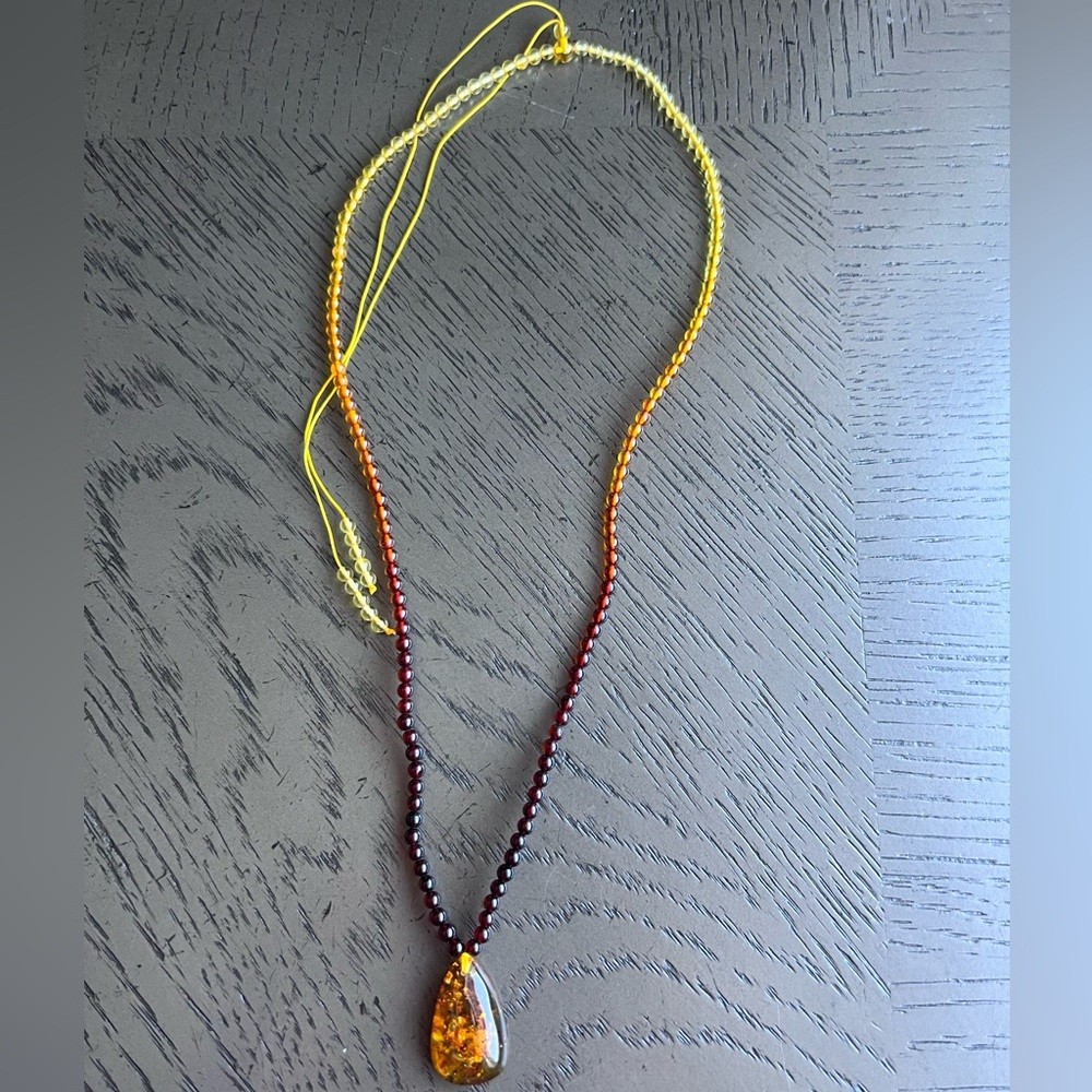 Beautiful amber necklace