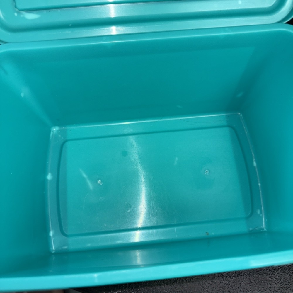 Empty Green Pampers Baby Wipes Container