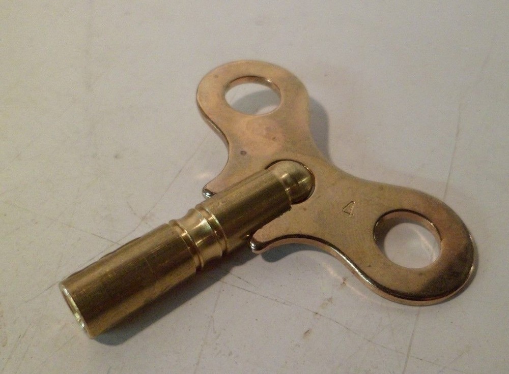 Key for Seth Thomas US Navy Mark 1 Mk 1 Deck Clock Solid Brass