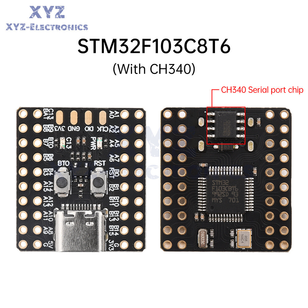 Mini STM32F103C8T6 STM32F103C6T6A CH340 Development Board ARM Minimum System