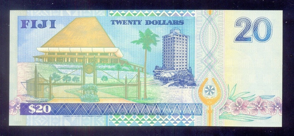 Fiji 20 Dollars ND(1996) P99b UNC